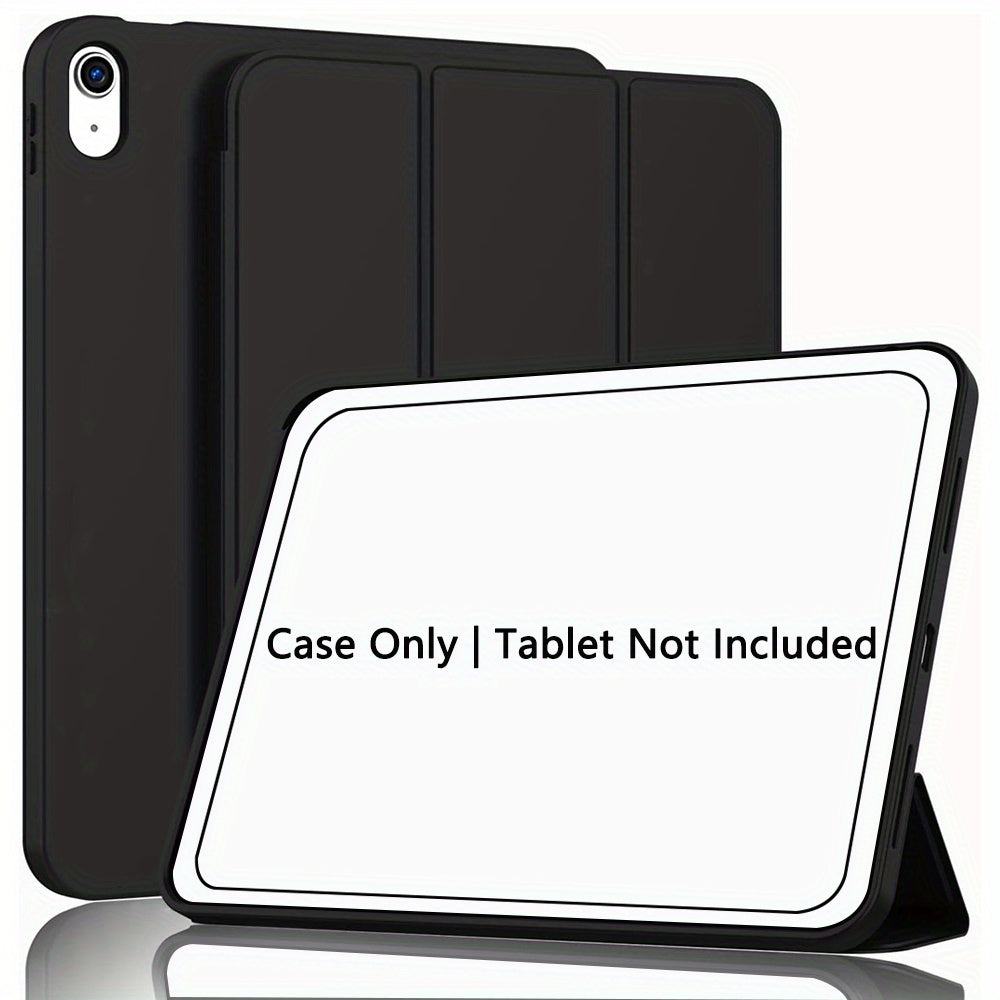 for iPad (A16) 2025 & 10th Generation Case with Smart Cover - Auto Sleep/Wake, Non-Slip Protective Cover, Lightweight Foldable Case with Inner Pocket & Adjustable Stand Suitable for iPad 27.69cm/10.7-inch (2022)
