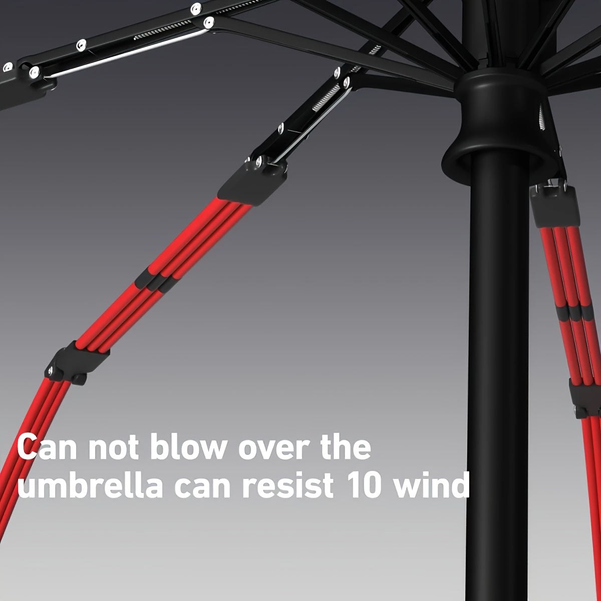 Automatic Rotating Buckle Umbrella – 10-Rib Windproof Folding Sun Umbrella, Backpack-Friendly, 5 Colors