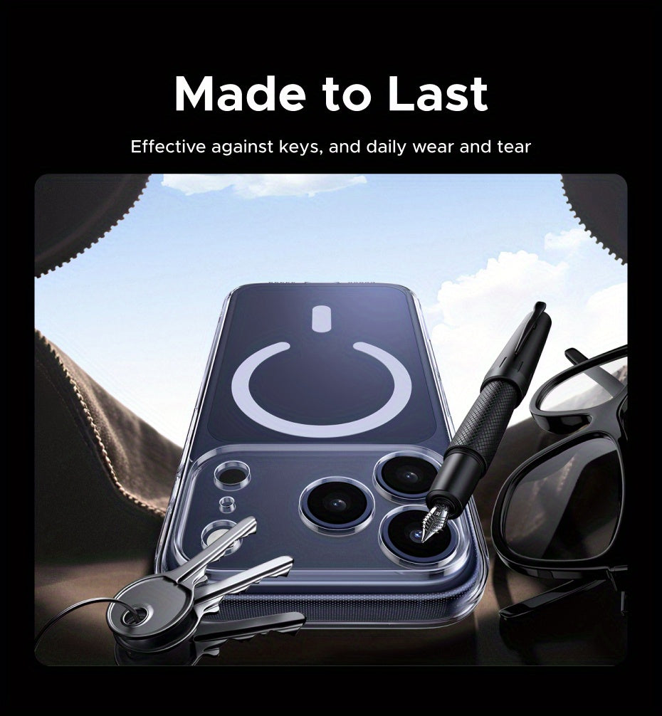 Magnetic Shockproof Case for iPhone 17 Series (17 Air/17 Pro/17 Pro Max): Durable Minimalist Protective Cover with Premium Finish