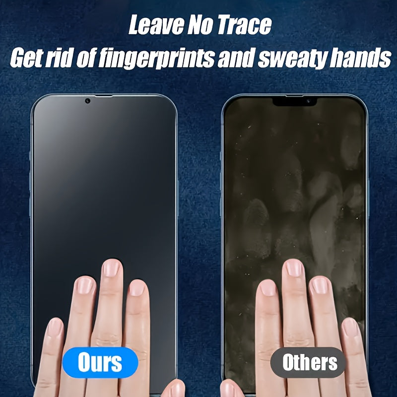 5-Pack Matte Privacy Screen Protector for iPhone 17/16/15/14/13/12/11/17 Pro Max/17 Air/16 Pro Max/16e/Plus/Mini/X/XR/XS Max, 9H Hardness Tempered Glass Film, Anti-Scratch, Anti-fingerprint, Full Coverage, Frosted Glass, Anti