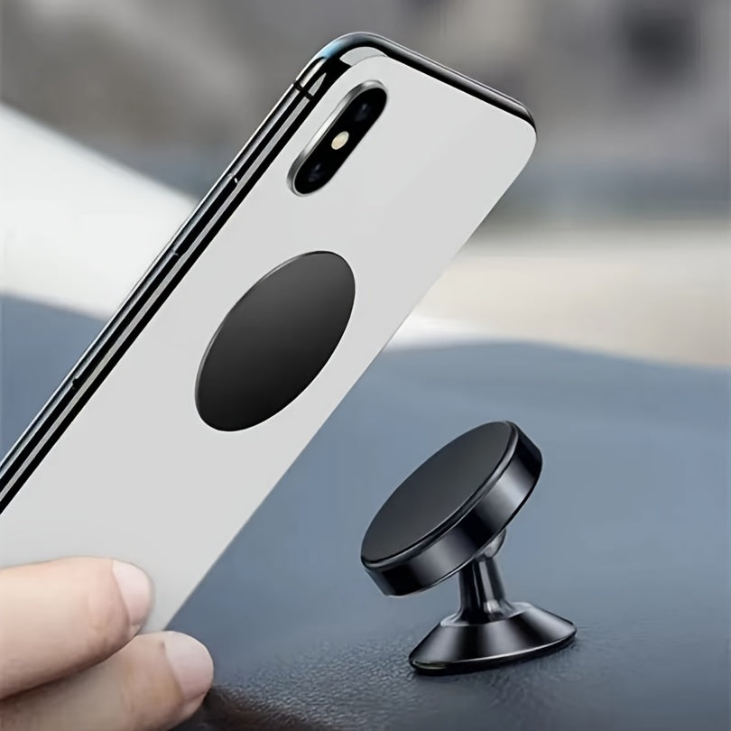 Super Strong Magnetic 360 Degree Rotating Mobile Phone Holder - Universal Metal Car Holder for Air Outlet