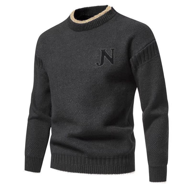 Trendy Leisure Warm Knitted Bottoming Shirt Youth Sweater