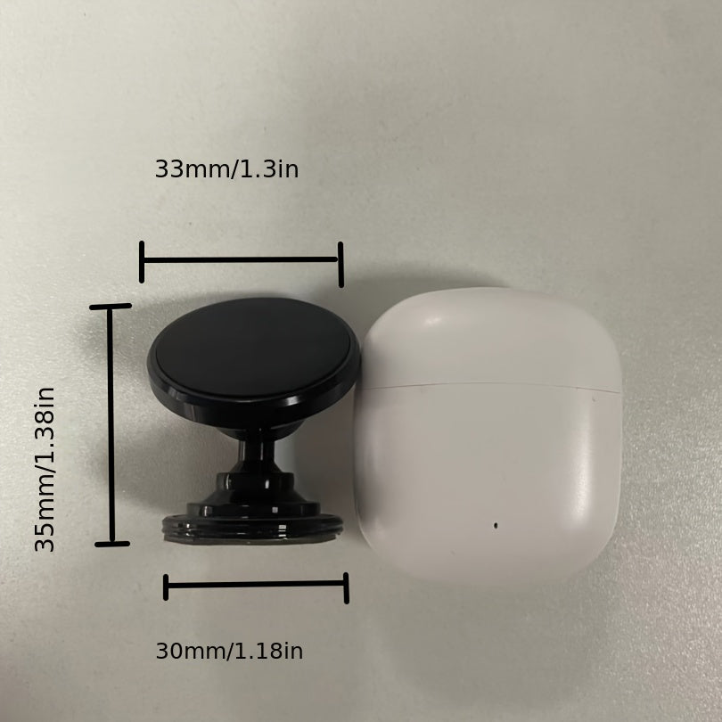 360° Rotatable Magnetic Car Phone Mount - Universal Dashboard Cell Phone Holder, Aluminum Alloy, Secure & Easy Installation