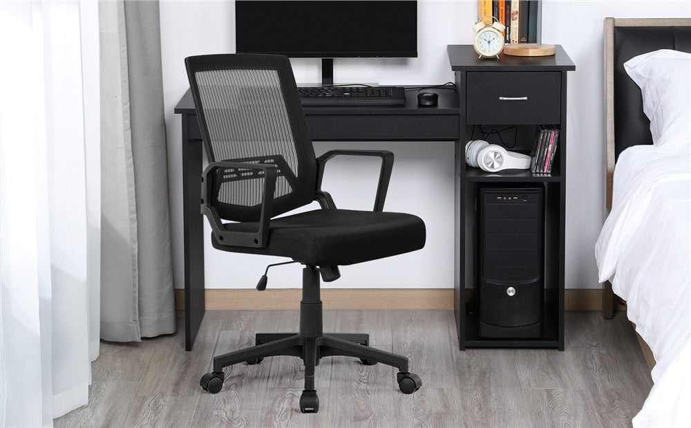 Costoffs Ergonomic Mesh Office Chair with Adjustable Height and 360 Degree Rolling Casters, Lumbar Support for Extra Comfort