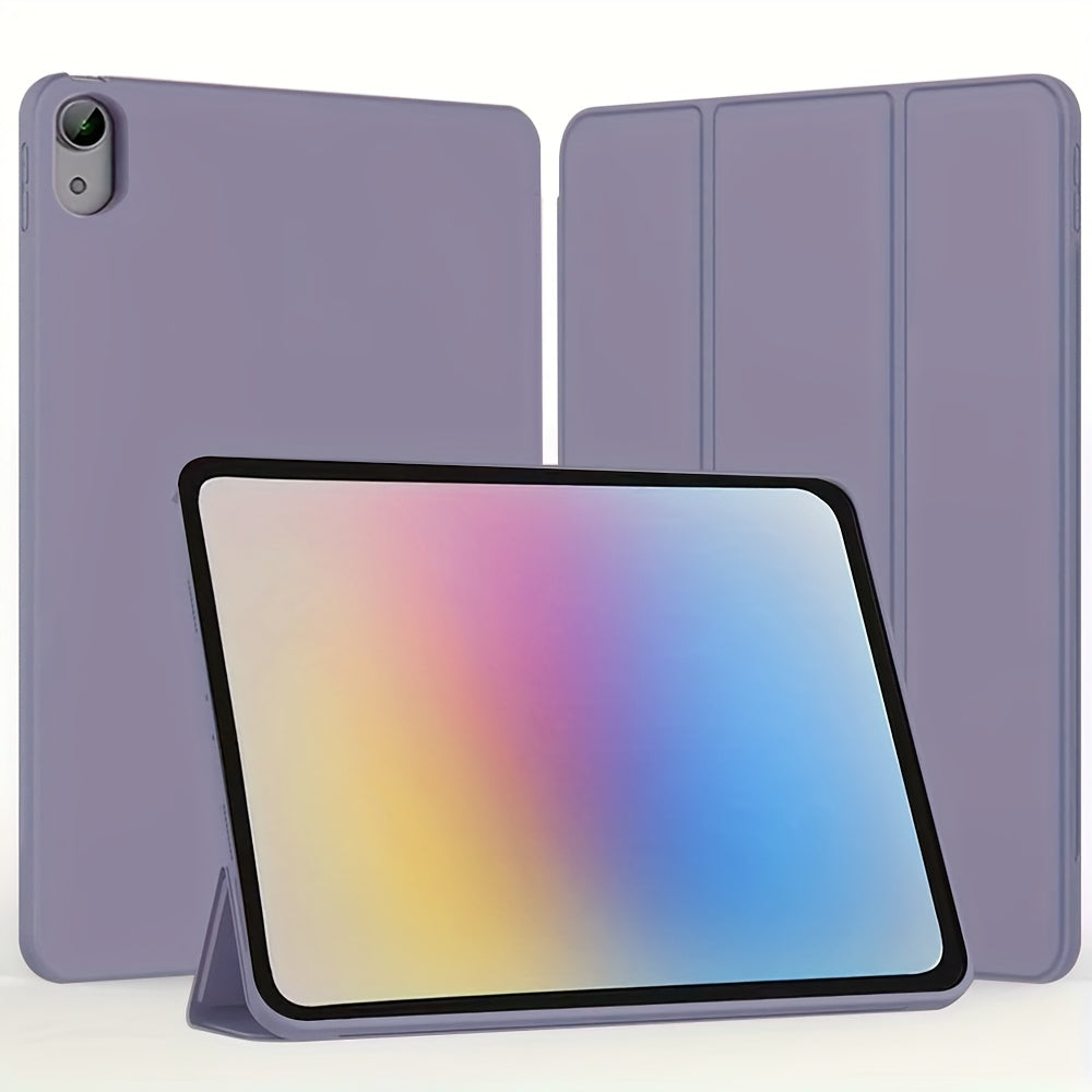 Case for iPad (A16) 11th generation 27.94cm 2025 new compatible iPad 10th generation shell 2022 10.9-inch three fold stand intelligent protective cover soft TPU back shell automatic wake-up/sleep, Tablet Stand Case, Smart Wak