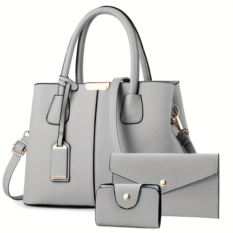 A Set of Crossbody Bags for Women, Featuring a Large Capacity, a Trendy New Casual Tote Bag, Perfect for Summer, Versatile And High-End, Ideal As a Gift.