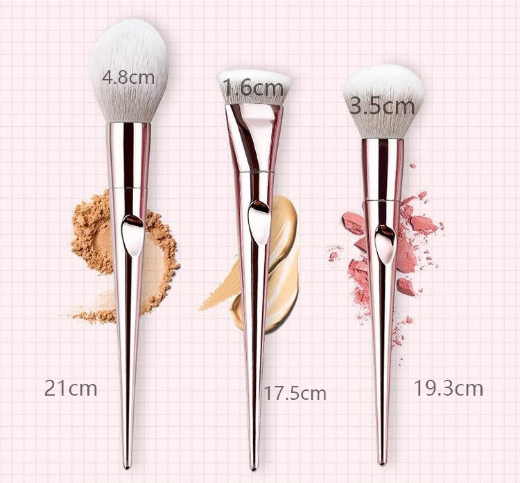 ADUH Makeup Brushes Foundation Blush Brush Set: Beginner Beauty Tools