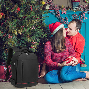 Waterproof Camera Backpack - DSLR/SLR Photography Bag with Tripod Holder & Removable Padded Insert for Canon/Nikon/Fuji/Sony