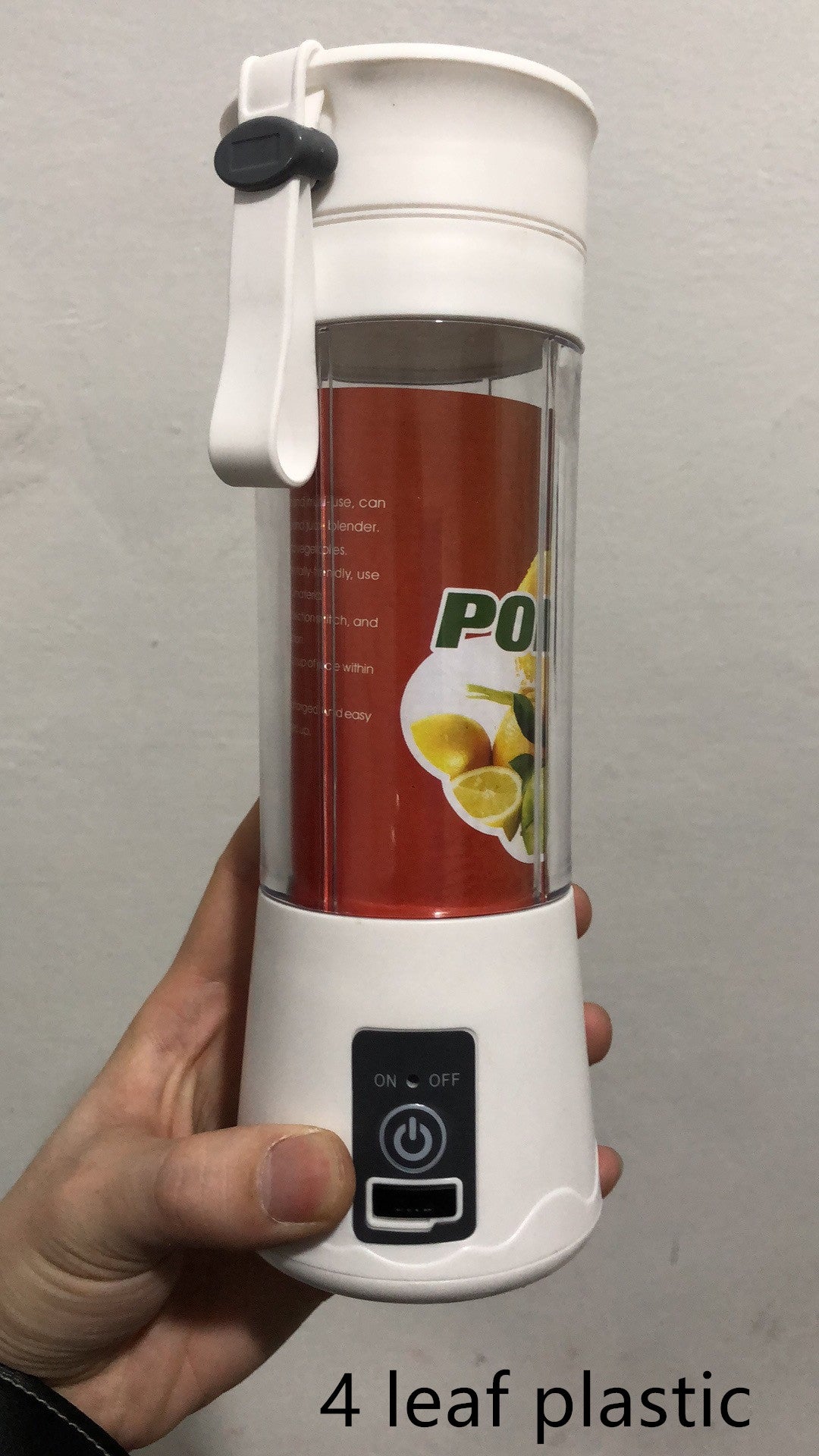 Portable Juice Blender Stirrer: USB Charger Cable, Fruit Mixing Machine, Portable Personal Size Electric Rechargeable Blender