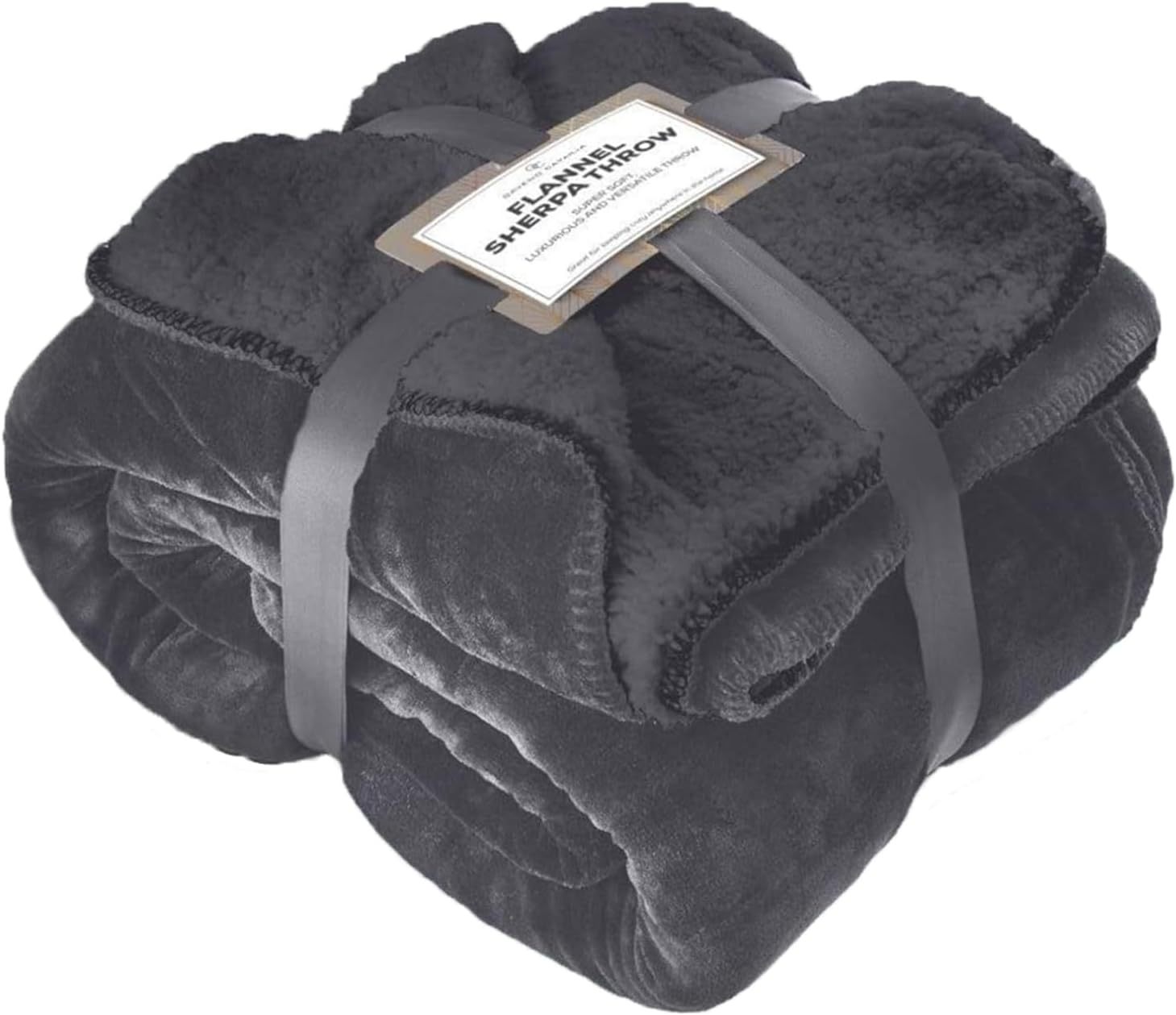 4B Sherpa Throw Blanket - Premium Ultra Soft and Warm Cozy Layer for Sofa, Bed and Couch, Fluffy Reversible Plush Design, Lightweight Decorative Throw for Comfort and Style in Multiple Colours.