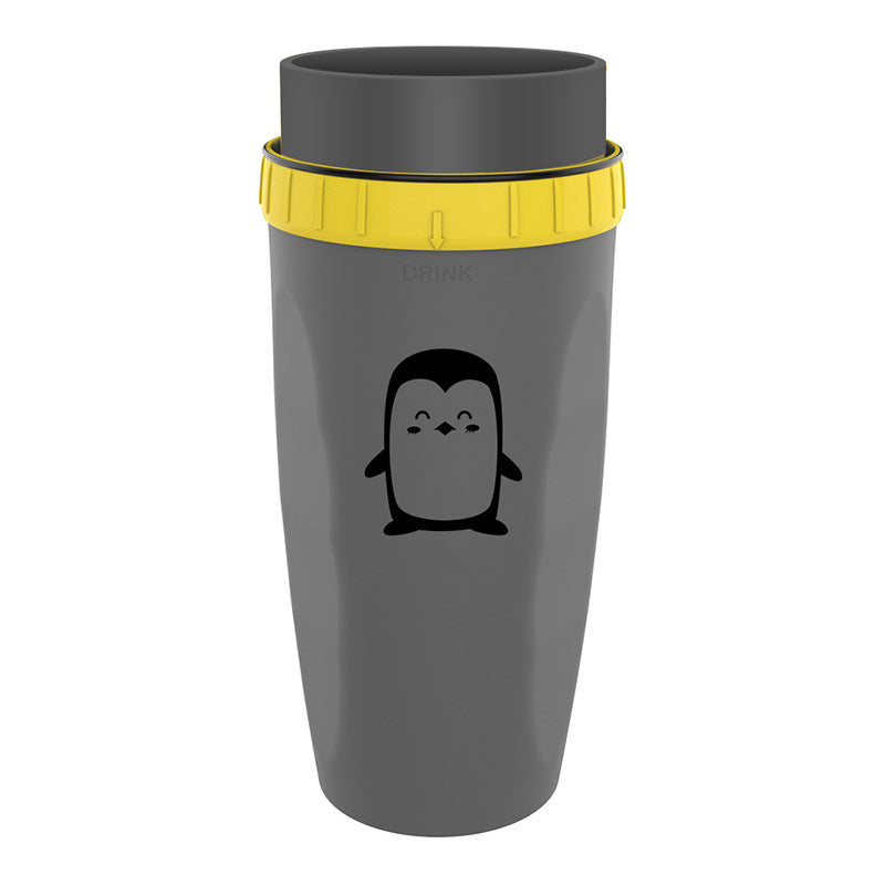 PROKTH Twizz Travel Mug: Unique Twist Leak-Proof Design, Lidless Silicone Membrane Twist Sippy Cup, 12 Ounce Double Walled Insulated Mug for Children and Students