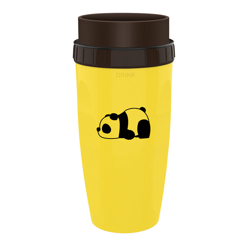 PROKTH Twizz Travel Mug: Unique Twist Leak-Proof Design, Lidless Silicone Membrane Twist Sippy Cup, 12 Ounce Double Walled Insulated Mug for Children and Students