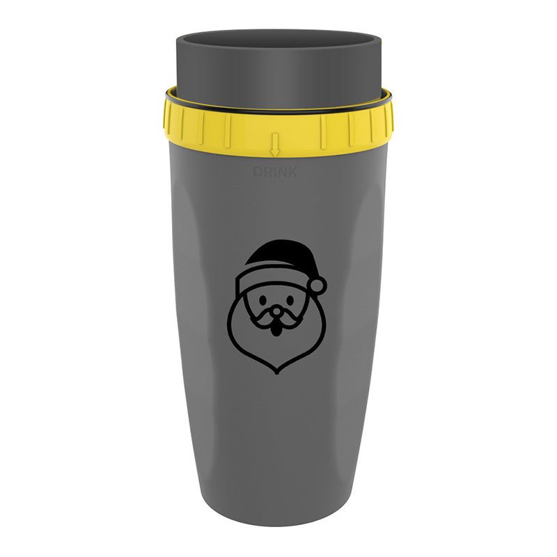 PROKTH Twizz Travel Mug: Unique Twist Leak-Proof Design, Lidless Silicone Membrane Twist Sippy Cup, 12 Ounce Double Walled Insulated Mug for Children and Students