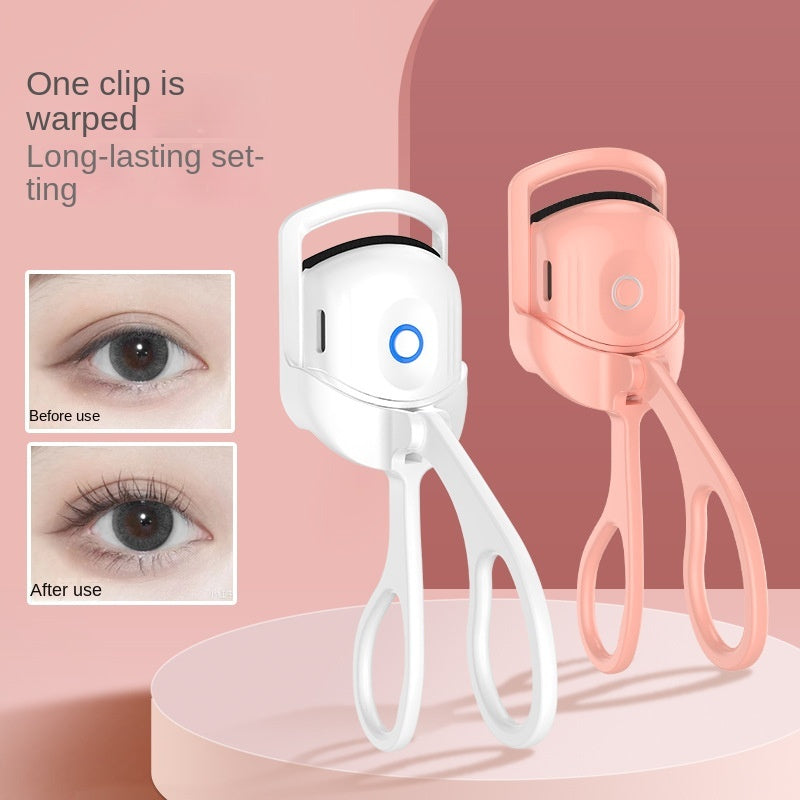 Eyelash Curler Portable Electric Heated Comb: Eye Lash Long Lasting Eyelashes Curls, Thermal Eyelash Curler Makeup Tools. Heated Eyelash Curlers, Rechargeable Electric Eyelash Curler, Handheld Eyelash Heat