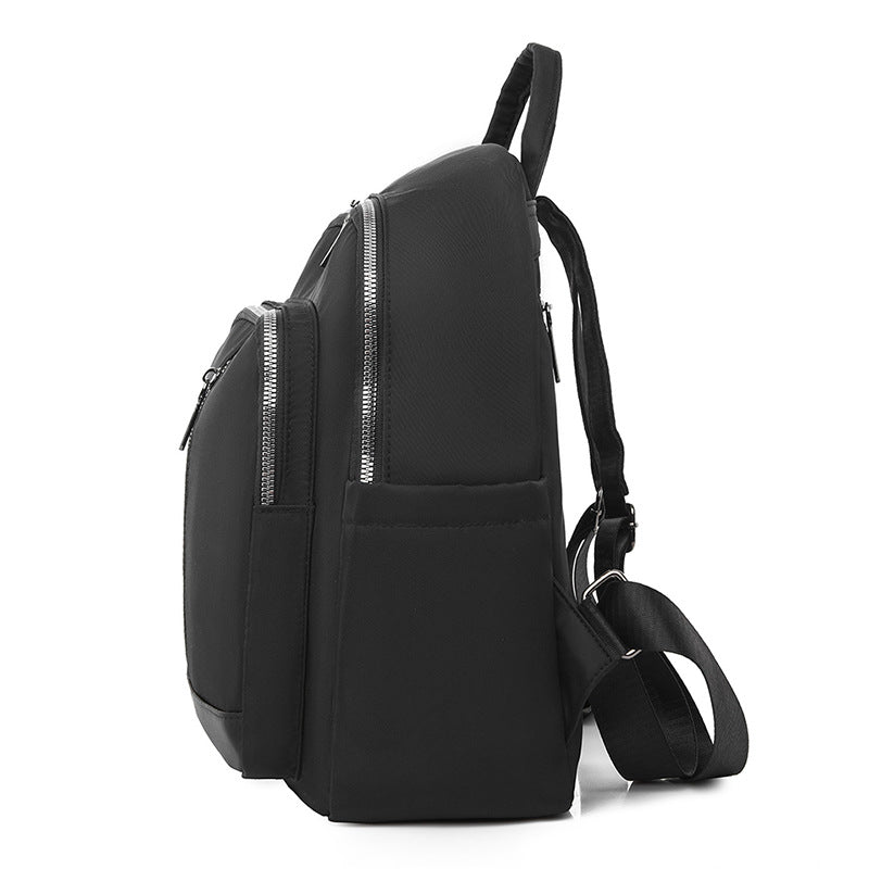 Casual Women's Nylon Backpack Simple Versatile Large Capacity