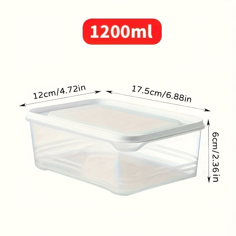 4/6/8-Pack Stackable Fridge Organizer Containers, Plastic Freezer Safe Food Storage Boxes with Flip Top Lids, Reusable Multipurpose Sealable Bento Lunch Boxes for Meat, Fruits, Vegetables, Microwaveable - Ideal for Outdoor Eq