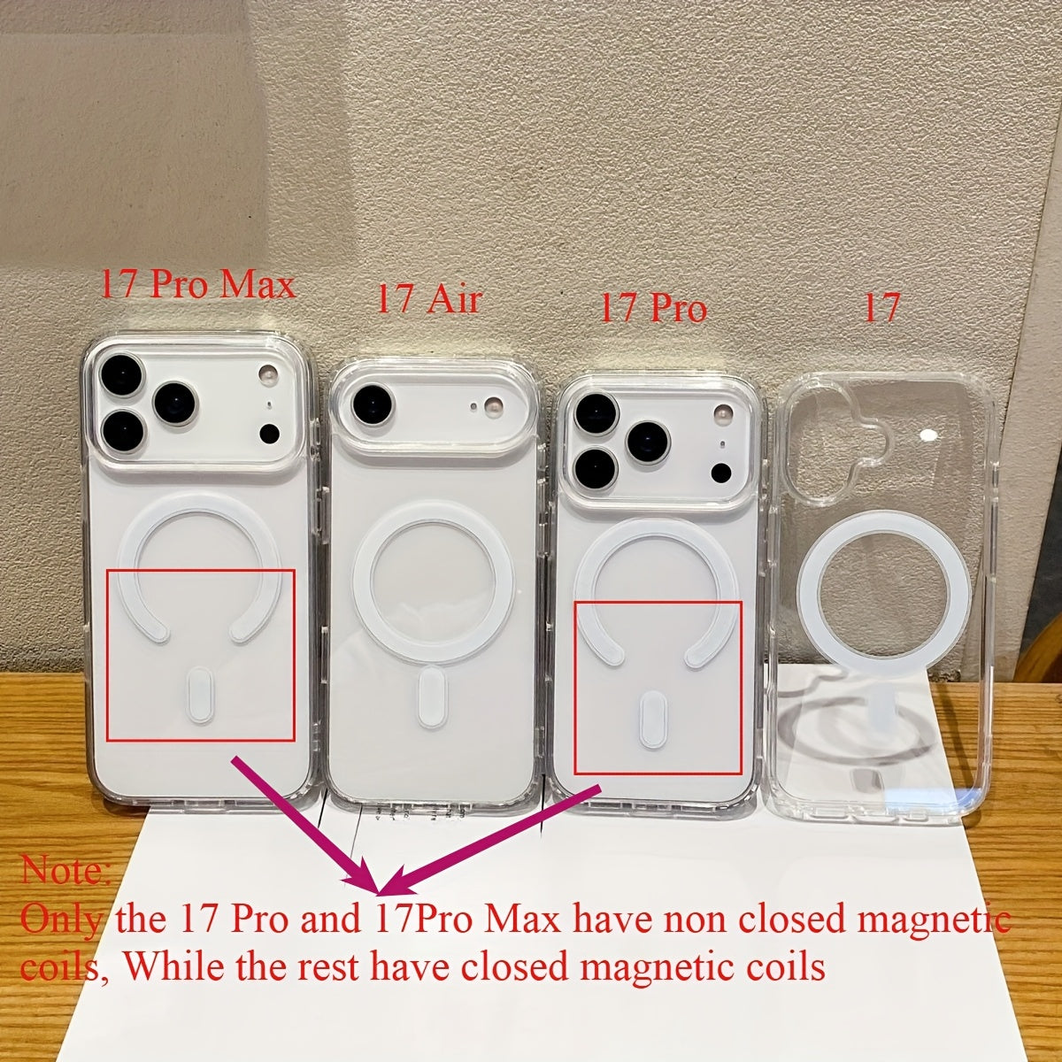 Luxury Magnetic Wireless Charging Protective Case for iPhone 11–17 (Pro/Pro Max/Air) – Shockproof and Durable Cover