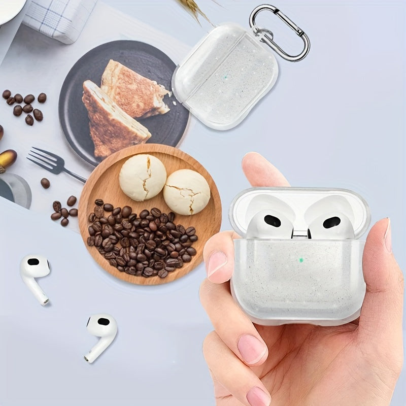 Standable Shiny Transparent Case – Protective Cover for AirPods 3 & AirPods Pro 2