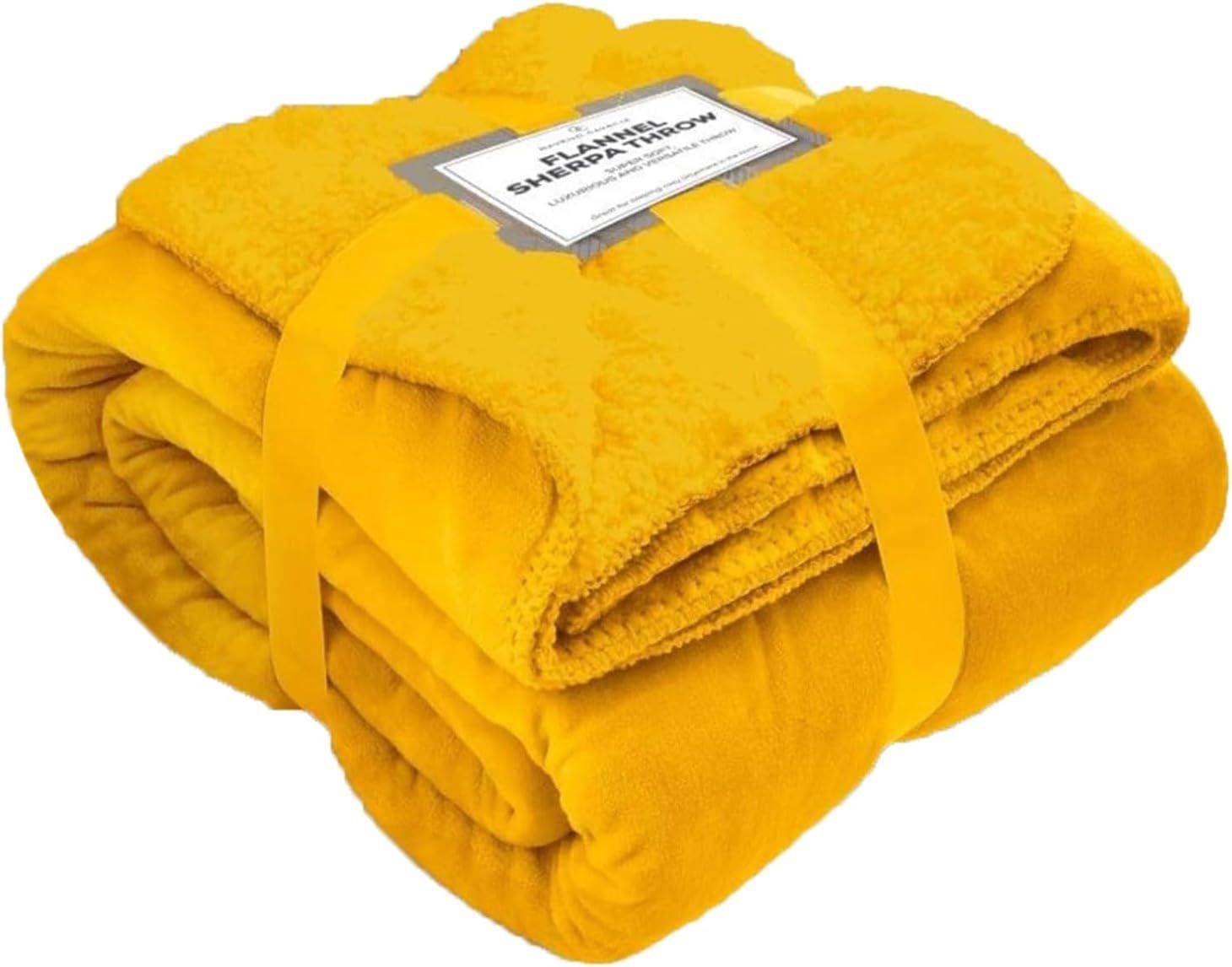 4B Sherpa Throw Blanket -Premium Super Soft Plush and Cozy Layer for Bed, Sofa and Couch, Reversible Fleece Style, Lightweight Yet Warm Decorative Blanket for All Seasons, Ideal for Home, Travel and Everyday Comfort.