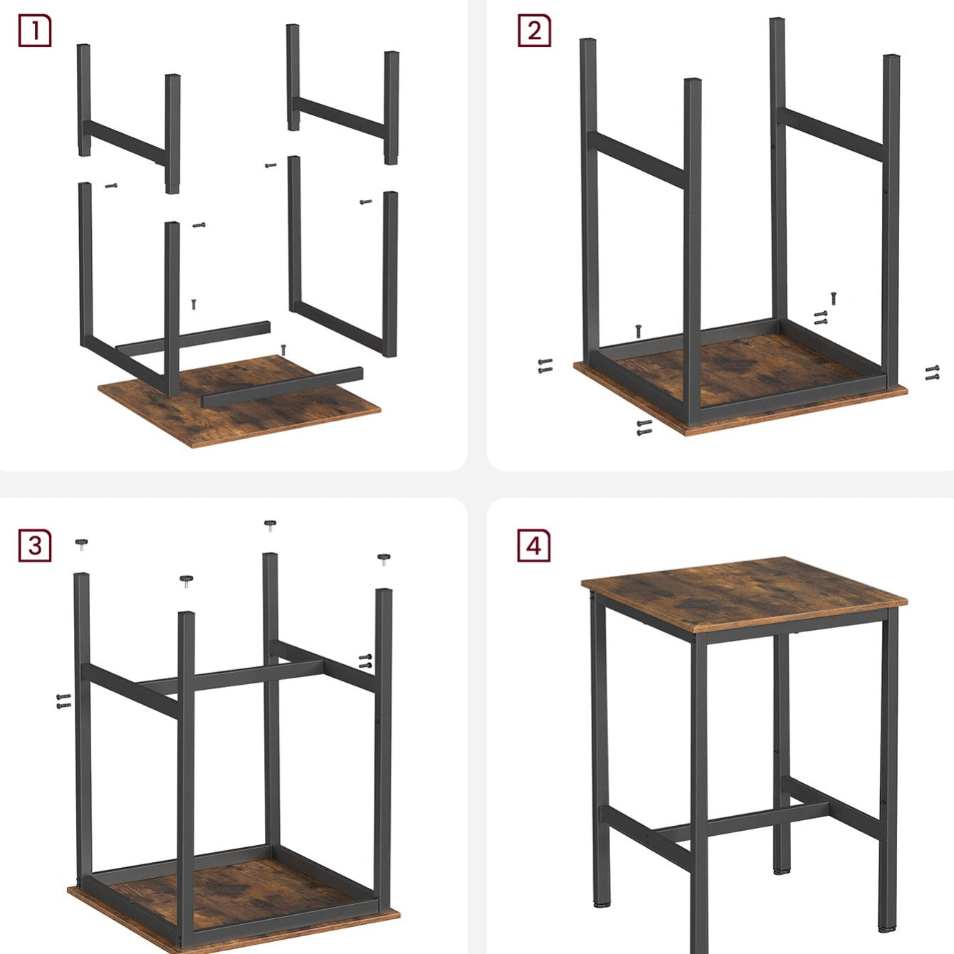 Tall Bar Table – Modern Kitchen Breakfast Table & Dining Room High Table