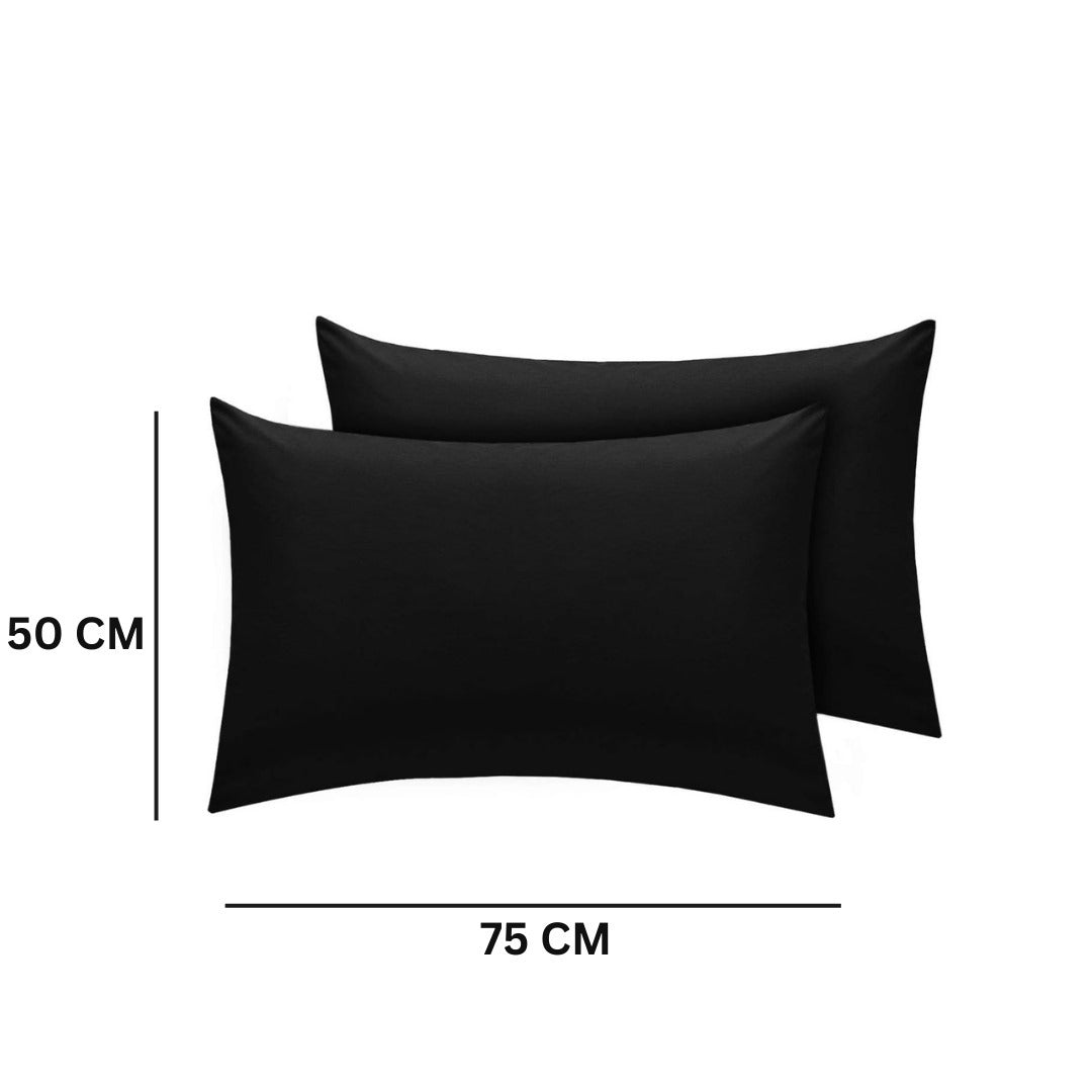 4B Pillowcases –Pack of 2 pillowcases-Available in 8 Color Options – Smooth, Durable Essentials for Stylish Bedroom & Guest Room