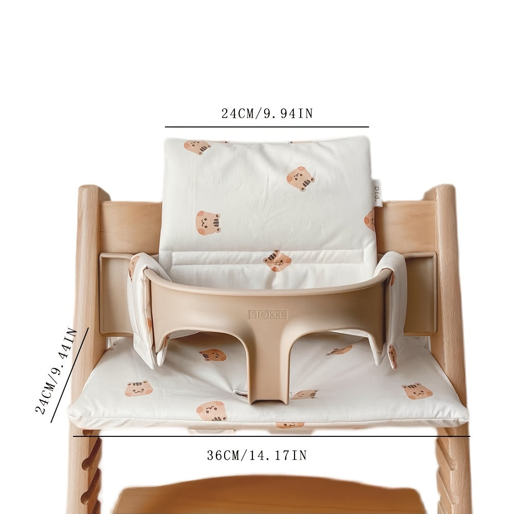 Non-Slip Baby Dining Chair Cushions – Soft Autumn & Winter Seat Pads for Safe, Comfortable Feeding Time