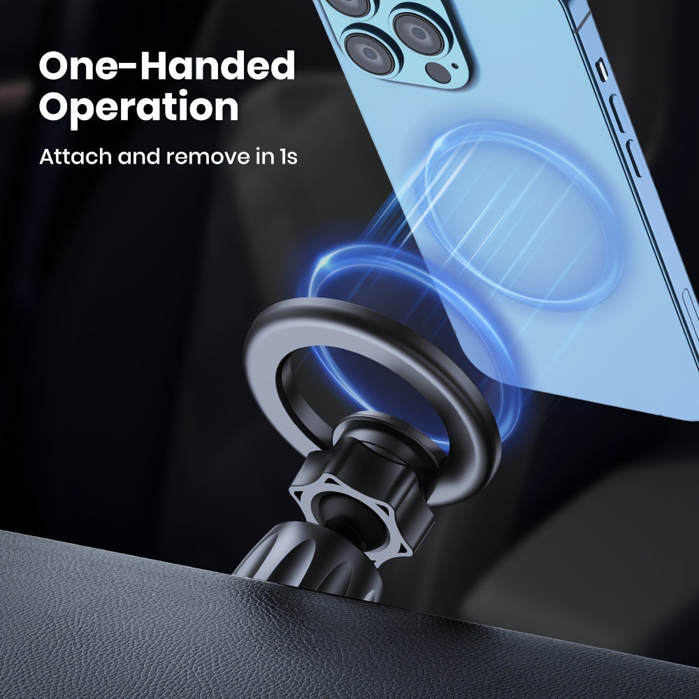 Magnetic Car Mount with 20 Strong Magnets - 360° Rotating Phone Holder for iPhone 15/14/13/12 Pro Max, Adjustable Air Vent Mount, Durable ABS Material, Secure Grip for Hands-Free Driving, Car Phone Holder, Vehicle Accessory,