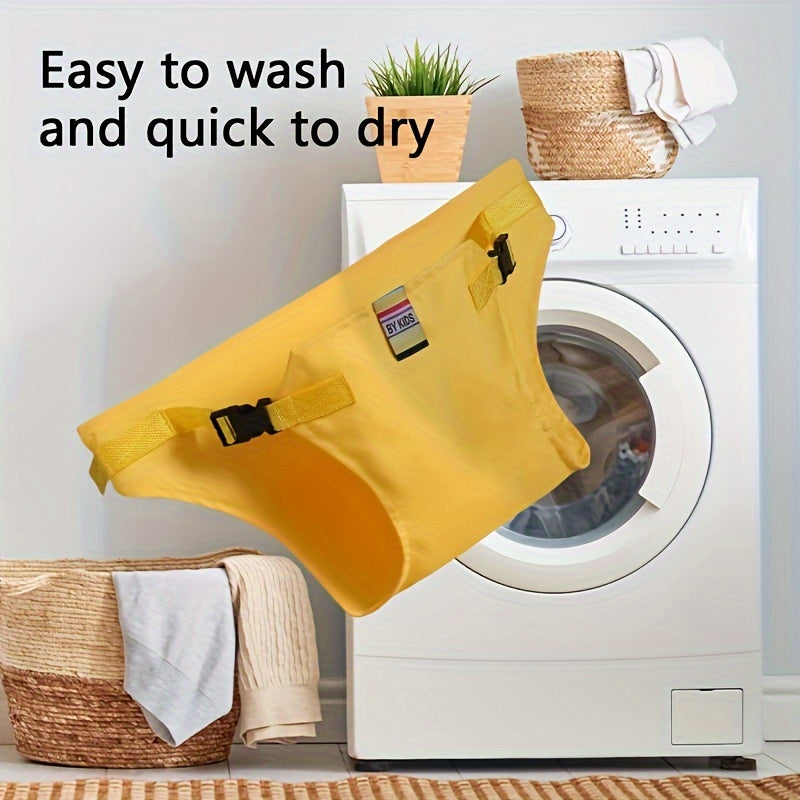 1Pack Children's Dining Safety Belt for High Chairs, Foldable and Adjustable Buckle Design, Protective Gear for Babies Aged 0-3 Years During Travel, Outings, and Family Meals