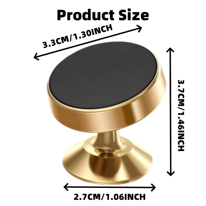 Super Strong Magnetic 360 Degree Rotating Mobile Phone Holder - Universal Metal Car Holder for Air Outlet