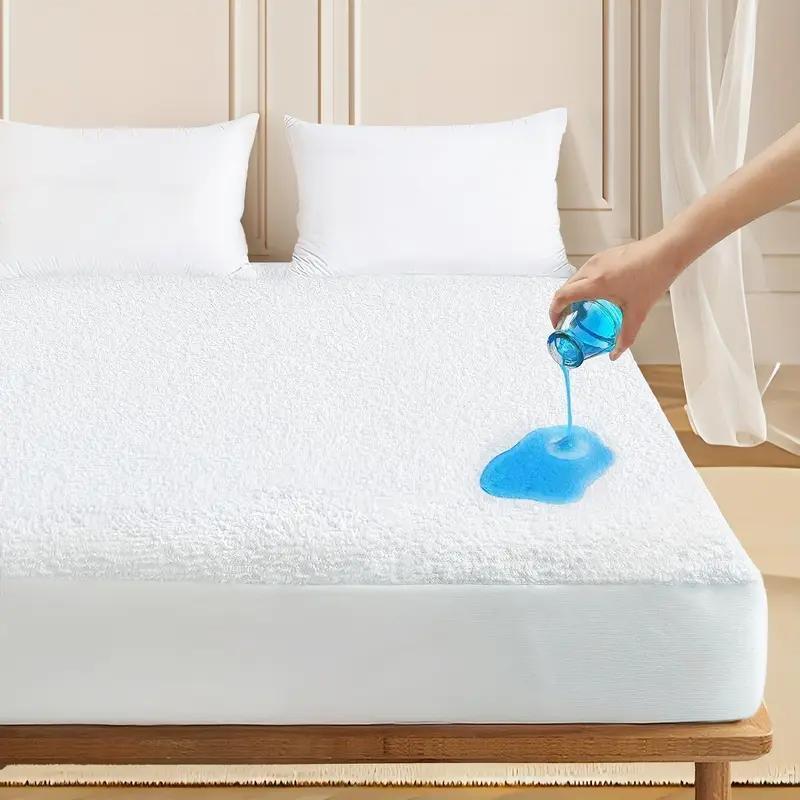 30 cm Extra Deep – Ultimate Bed Protection from Spills, Stains, and Daily Wear – Deep Fitted Design for a Secure Fit on All Mattress Types – Smooth, Soft, and Silent Surfac