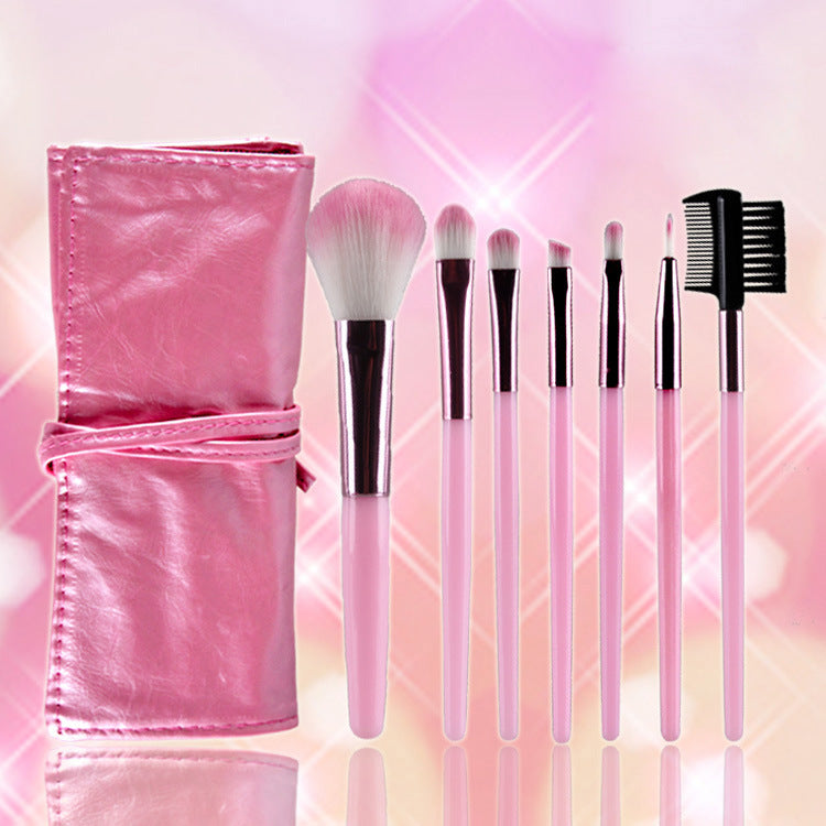 7pcs/kits Professional Makeup Brushes Set: Cosmetics Brand Makeup Brush Tools, including Foundation Brush, for Face Makeup Beauty Essentials