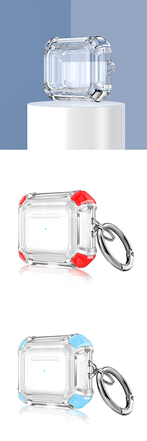 Shockproof Clear TPU Case – Protective Cover for AirPods Pro 3