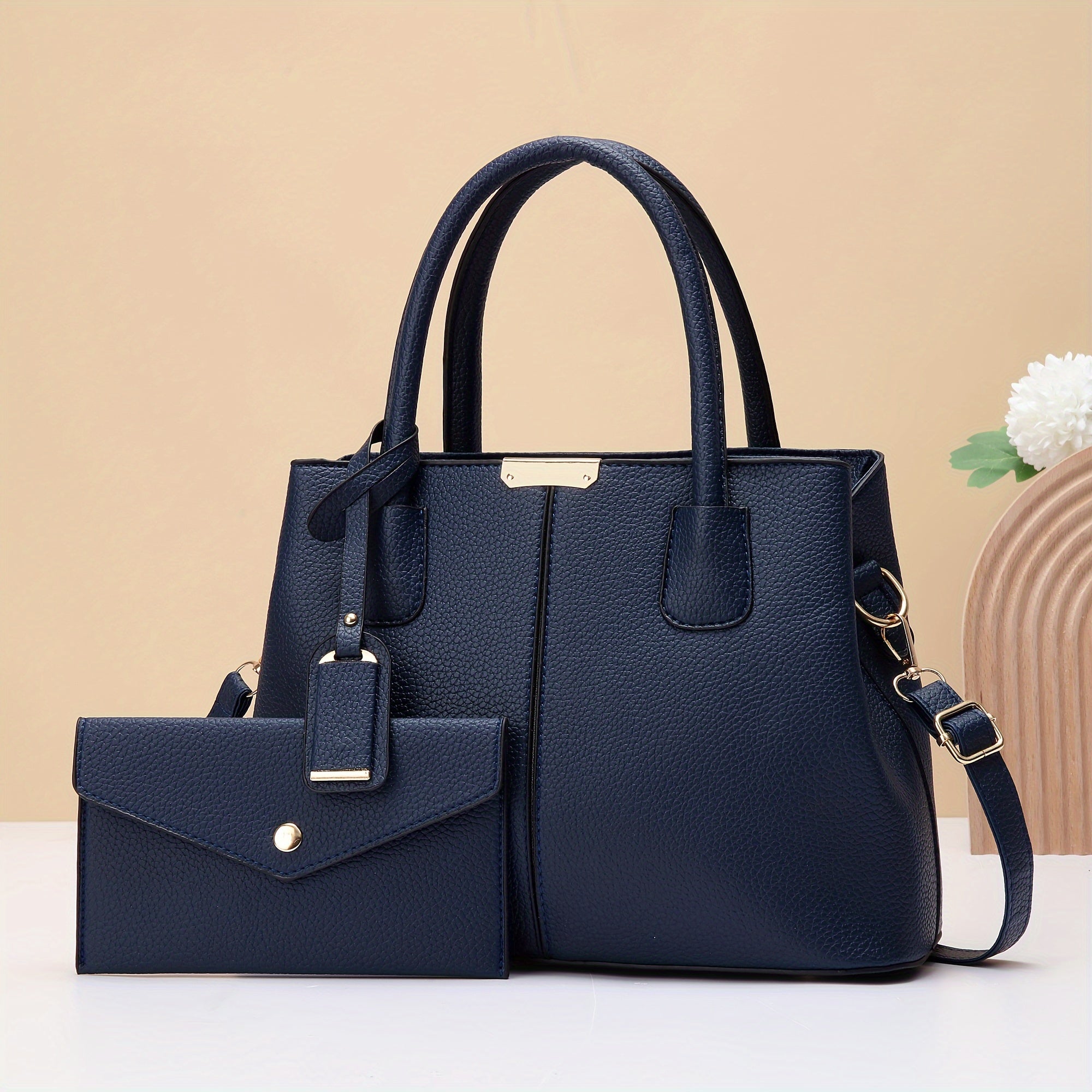Gift for Mom Large Capacity Tote Bag Women's New Summer Handbag Set Fashionable Versatile Single Shoulder Letter,Gift