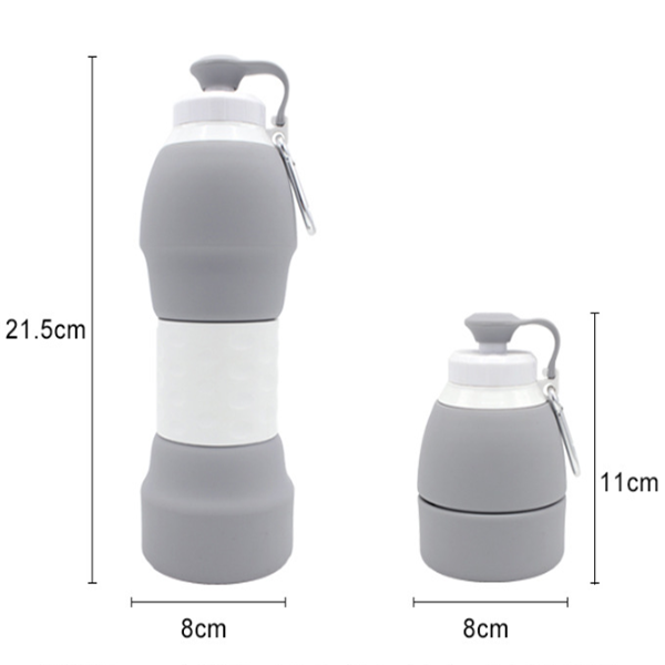 Folding Silicone Portable Telescopic Drinking Cup: Foldable Coffee Cup, Multifunctional Travel Cup for Outdoors, High Capacity