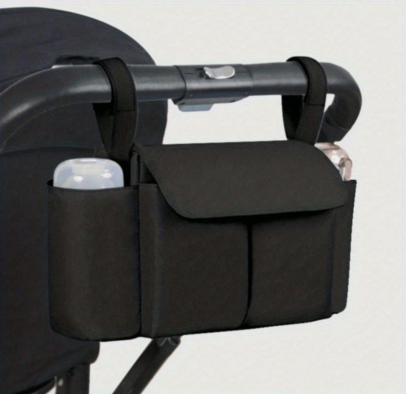 1-Pack Stroller Hanging Bag – Large-Capacity Multifunctional Mommy Organizer Bag for Baby Strollers, Travel & Daily Use