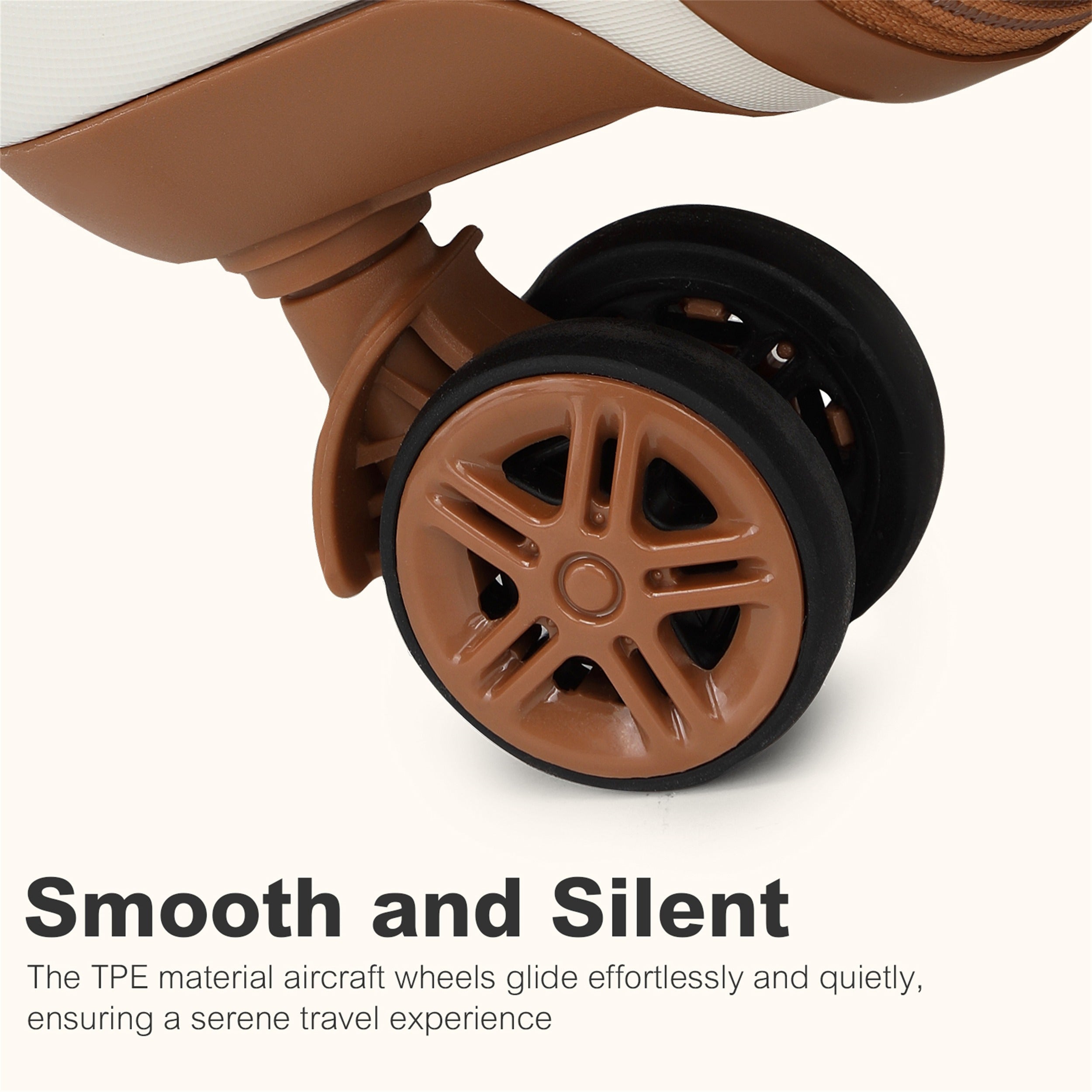 3-Piece Travel Suitcase Set: 20-Inch Stylish Hard Shell ABS+PC Cabin Suitcase, Plus a Multi-Compartment Backpack with a Small Pouch - Ideal for Trendy and Organized Travelers