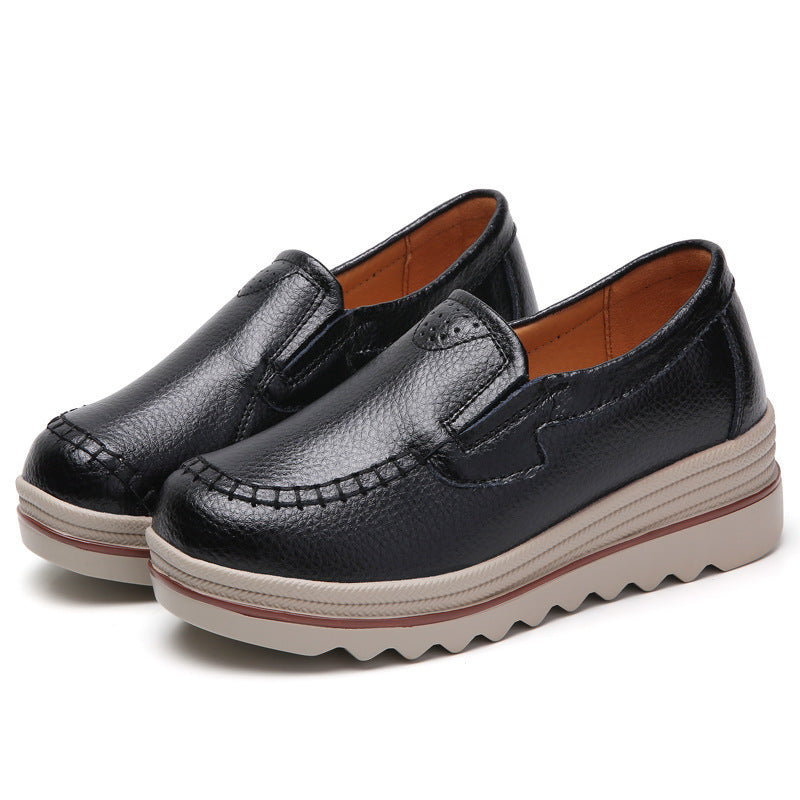 Casual Shoes Women Leather Shoes