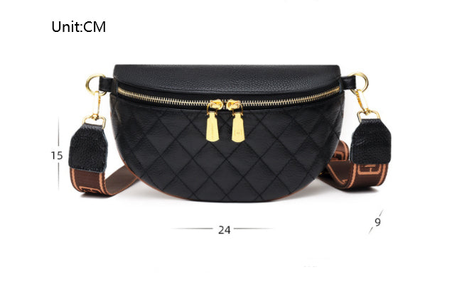 Women's Fashionable Simple Rhombus Crossbody Bag