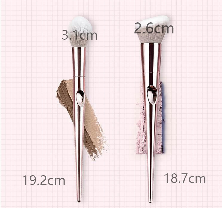 ADUH Makeup Brushes Foundation Blush Brush Set: Beginner Beauty Tools