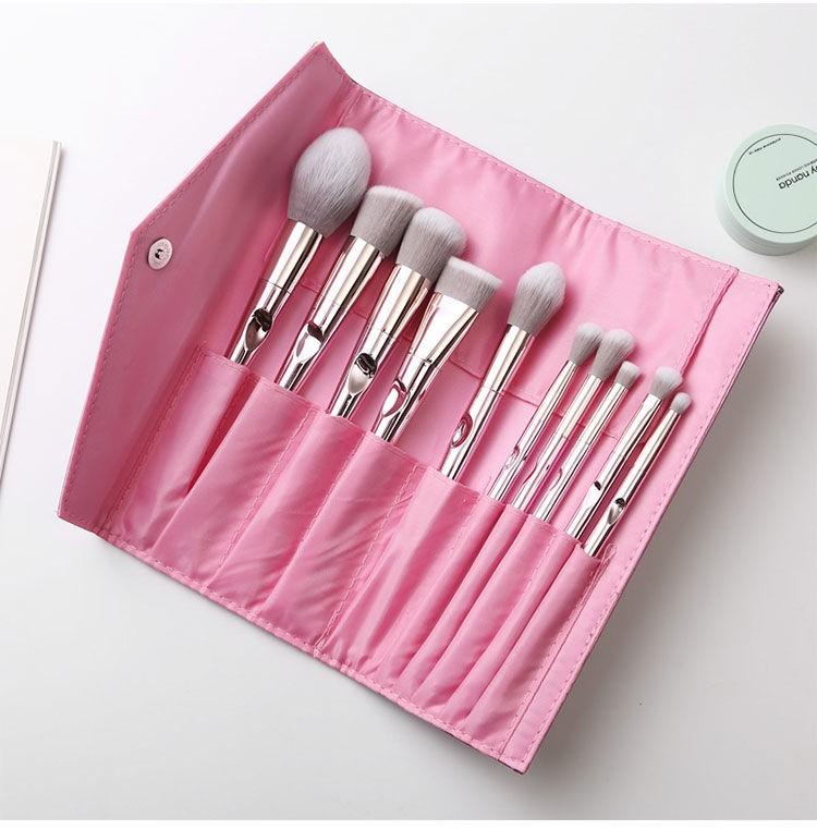 ADUH Makeup Brushes Foundation Blush Brush Set: Beginner Beauty Tools