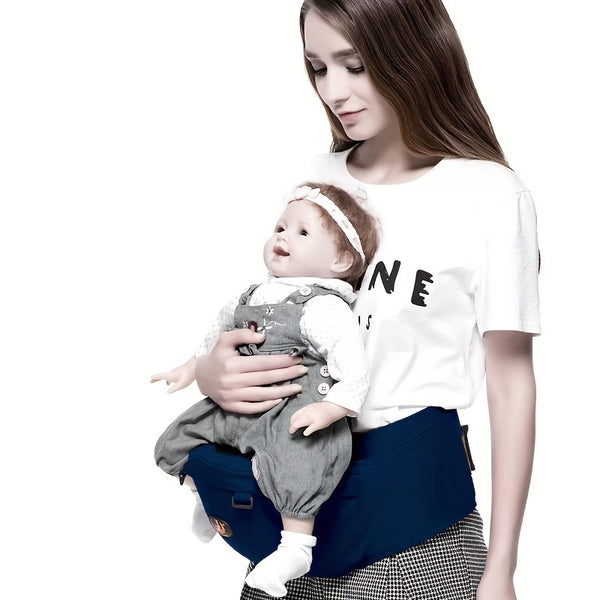 Baby Carrier Waist & Toddler Hip Seat – Ergonomic 2-in-1 Soft Comfortable Sling with Storage Pocket, Secure Belt System, Multi-Color Options (Pink/Grey/Green/Blue) – Ideal for Travel & Daily Use