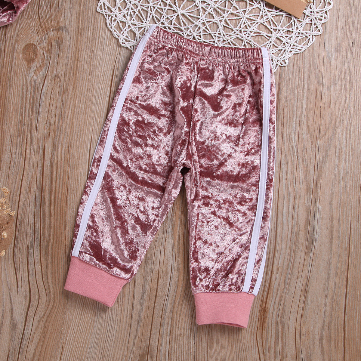 New Baby Girls Solid Chic Toddler Kids Tracksuit: Boys Velvet Tops, Sweater Pants Trousers Outfits. Autumn Clothes Set for 1-6 Years