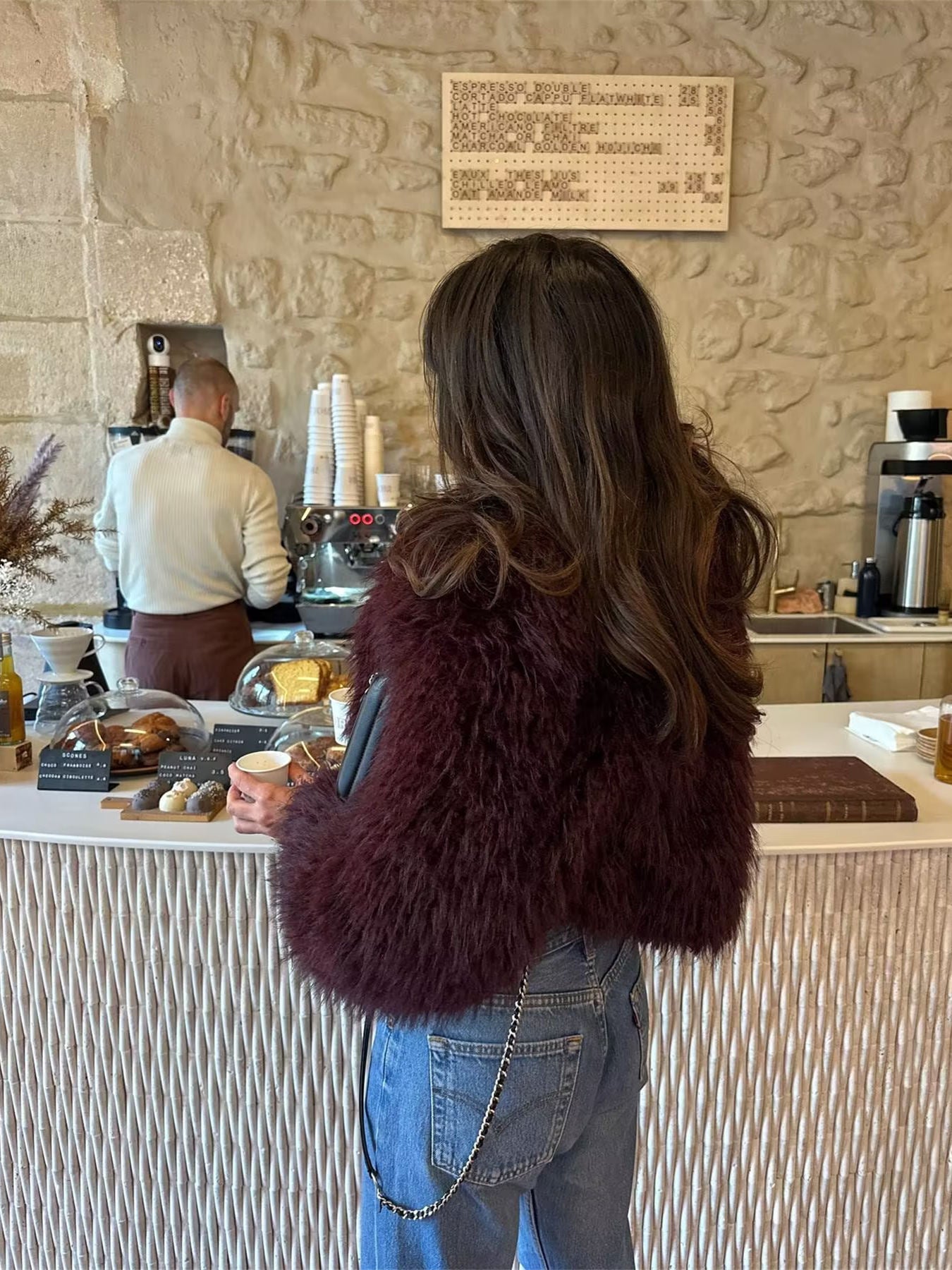 European And American Winter Fashion And Environment-friendly Artificial Fur Short Coat