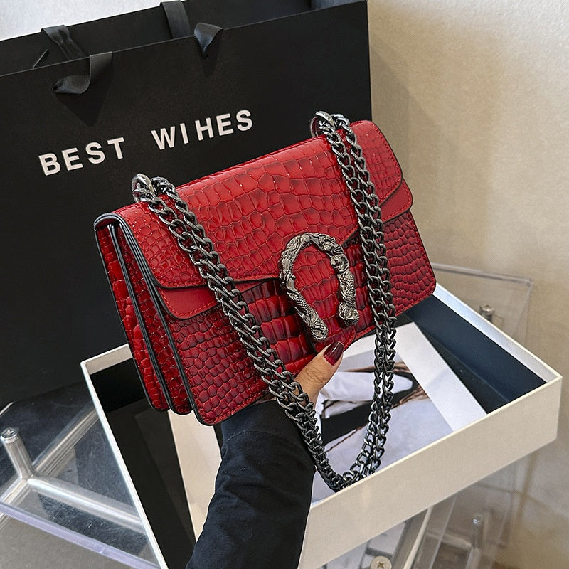 Fashion Chain Women's Shoulder Crossbody Small Square Bag