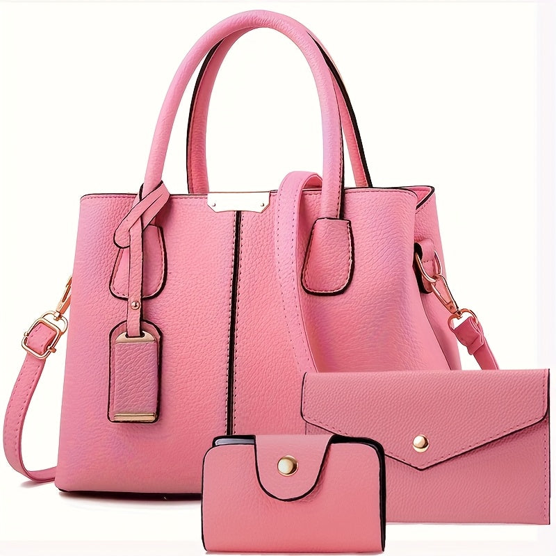 A Set of Crossbody Bags for Women, Featuring a Large Capacity, a Trendy New Casual Tote Bag, Perfect for Summer, Versatile And High-End, Ideal As a Gift.