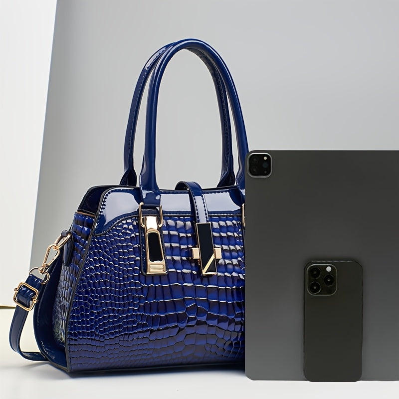 Gift for Mom And Family New Large Capacity Two-Piece Set Fashion Shoulder Handbag Handbag Women's Large Bag Thanksgiving Gift