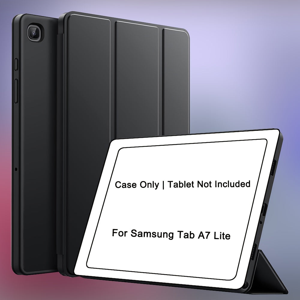 Case for Samsung Galaxy Tab A9 Plus 11-Inch 2023 (SM-X210 SM-X215), for Tab A9/A8/A7 Lite/S7/S8/S9/S10 FE, Soft Smooth Back Protective Cover, Lightweight, Scratch-Resistant, Anti-Slip, Foldable Stand, Auto Sleep/Wake Function
