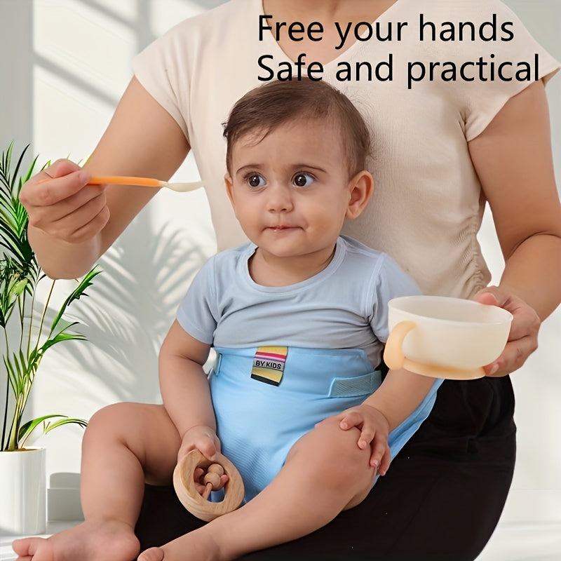 1Pack Children's Dining Safety Belt for High Chairs, Foldable and Adjustable Buckle Design, Protective Gear for Babies Aged 0-3 Years During Travel, Outings, and Family Meals