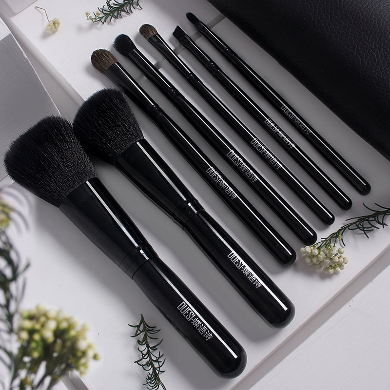 TT DUESI 7pcs Makeup Brush Set: Eyeshadow, Blush, Face Powder, Highlight, Repair Brush, Foundation, Lip Brush. Beauty Tools Full Set