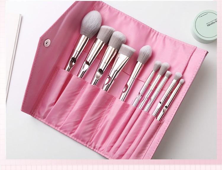 ADUH Makeup Brushes Foundation Blush Brush Set: Beginner Beauty Tools